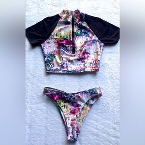 2 piece bikini multicolor - size XS